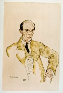 Compositor Arnold Schoenberg, Komponisty Arnolf Schoenberg Guache, ... (guache) de Egon Schiele