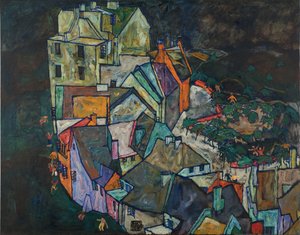 Crescente de Casas III de Egon Schiele
