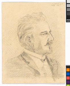 Leopold Czihaczek: Perfil de Egon Schiele