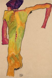 Nu masculino, sustentando-se, 1910