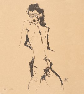 Auto-retrato nu masculino, 1912.