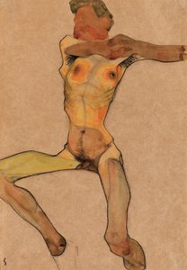 Nu masculino, amarelo, 1910