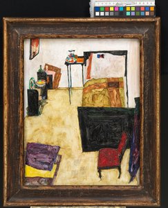A minha sala de estar (O quarto do artista em Neulengbach) de Egon Schiele