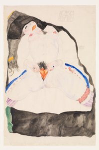 Observado em um sonho, 1911. de Egon Schiele