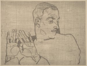 Retrato de Arthur Roessler de Egon Schiele