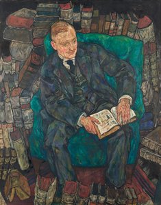 Retrato do Dr. Hugo Koller, 1918. de Egon Schiele