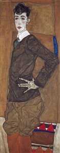 Retrato de Erich Lederer, 1912-13 (óleo e guache sobre tela)