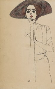 Retrato de uma mulher, 1910. de Egon Schiele