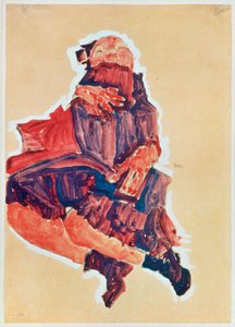 Schlafendes Kind [Criança adormecida]. de Egon Schiele