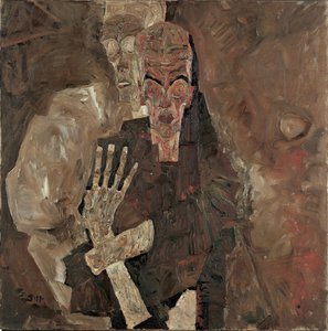 «Vidente de si próprio» II («Morte e homem») de Egon Schiele