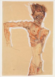Auto-Retrato, 1911 de Egon Schiele