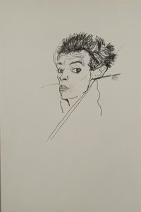 Auto-retrato, 1913 de Egon Schiele