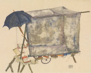 Carrinho de rua de Egon Schiele