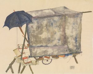 Street Cart, 1914. de Egon Schiele