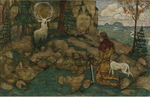 A Visão de São Hubert de Egon Schiele