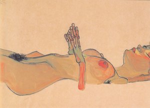  Menina morta de Egon Schiele