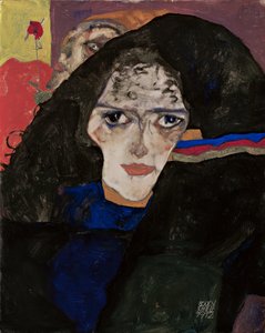 Mulher de luto de Egon Schiele