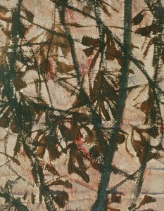 Versinkende Sonne (óleo sobre tela) de Egon Schiele