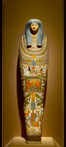 Cartonagem Interna de Gautseshenu, c.700-650 aC (linho e gesso) de Egyptian