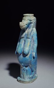 Taueret, a deusa dos hipopótamos, provavelmente do período tardio, c.664-332 aC (faiança de faiança vitrificada)