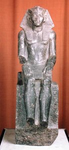 Estátua de Amenemhat III (diorito gnaisse)