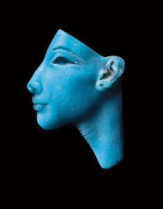 Embutimento de Akhenaton ou Nefertiti, Novo Reino, período de Armana, c.1353-1336 aC de Egyptian 13th Dynasty