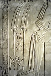 Antiquito egípcio: hieróglifos. Túmulo de Kherouef (TT192) (18ª Dinastia de Egyptian 18th Dynasty
