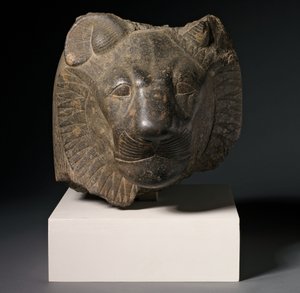 Chefe de Sekhmet, Tebas, c.1391-53 aC de Egyptian 18th Dynasty