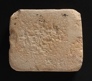 Molde de calcário para fundição de jóias de metal, Novo Reino de Egyptian 18th Dynasty