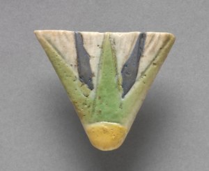 Terminal de colar de flor de lótus, c.1391-1337 aC de Egyptian 18th Dynasty