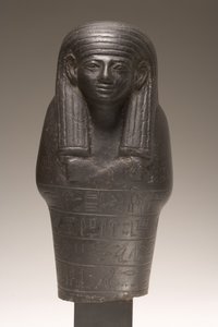 Shabti figura para Amenemhat, Novo Reino (diorito)