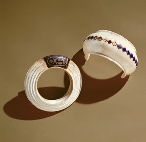 Duas pulseiras, do Túmulo de Tutankamon, Novo Reino