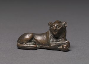 Peso em forma de leão, c.1391-1353 aC de Egyptian 18th Dynasty