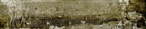 Antiquidade egípcia: lista de reis de Abydos. Templo de Sethi (Sety ou Seti) I (19ª Dinastia de Egyptian 19th Dynasty
