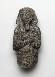 Figura Ushabti de Amenophis IV (Akhenaton) (c.1364-1347 aC) de El Amarna, Novo Reino (granito)