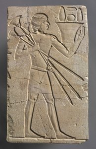 Portador de oferecimento masculino, c.667-647 aC de Egyptian 26th Dynasty