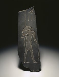 Thoth, Deus do Aprendizado e Patrono dos Escribas, 663-525 a.C. (ardósia)