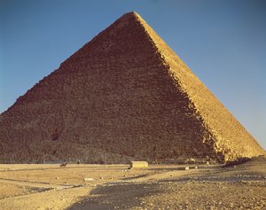 A Grande Pirâmide de Khufu (c.2551-2528 aC) Antigo Reino
