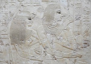 Amenhotep e a sua esposa May, túmulo de Ramose de Egyptian Egyptian