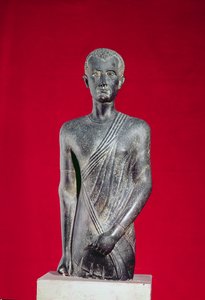 Estátua de Hor, de Alexandria, c.40 aC (basalto)