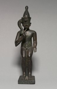 Estatueta de Harpócrates, 304-30 aC de Egyptian Ptolemaic Period