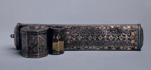 Estojo, do século XVIII ao XIX (aço revestido de ouro)