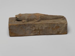 Pequeno caixão para um crocodilo, 664-332 aC (madeira)