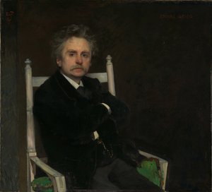 Retrato de Edvard Grieg 1843-1907, 1891.