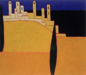 San Gimignano, Toscana, 2000 (acrílico sobre tela)