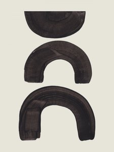 Formas abstratas em arco de Ejaaz Haniff