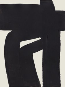 Forma Negra Abstrata de Ejaaz Haniff