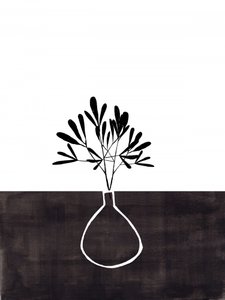 Planta com raízes abstratas de Ejaaz Haniff