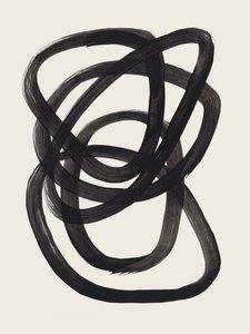 Linhas abstratas pretas de Ejaaz Haniff