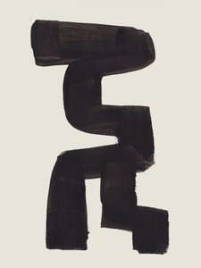 Traço abstrato em negrito